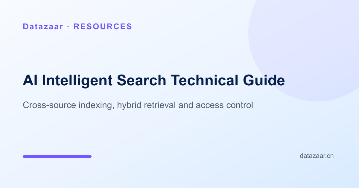 AI Intelligent Search: Cross-Source Indexing and Secure Hybrid Retrieval architecture and implementation path