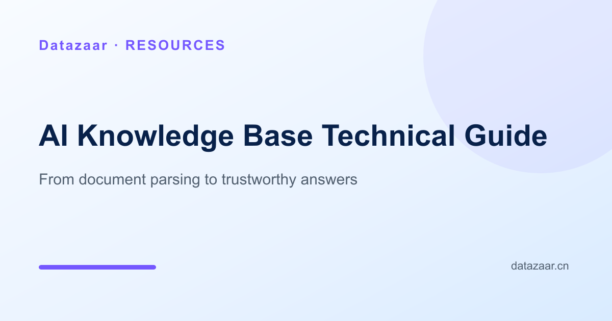 Building an AI Knowledge Base: From Documents to Trusted Answers architecture and implementation path