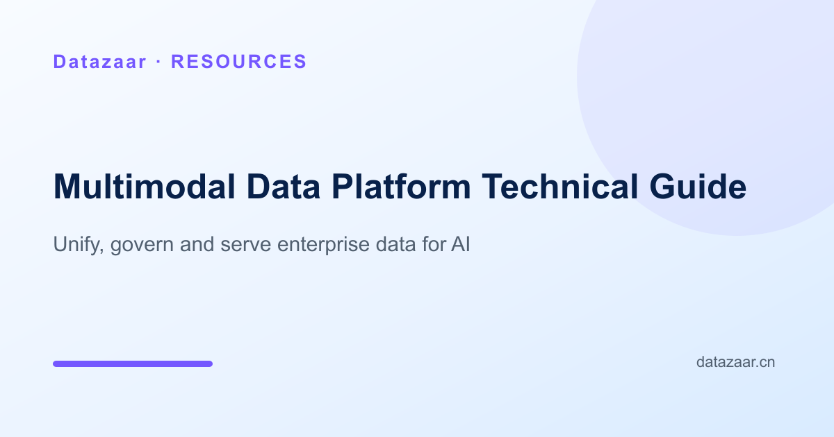Multimodal Data Platforms: Governing Enterprise Data for AI architecture and implementation path
