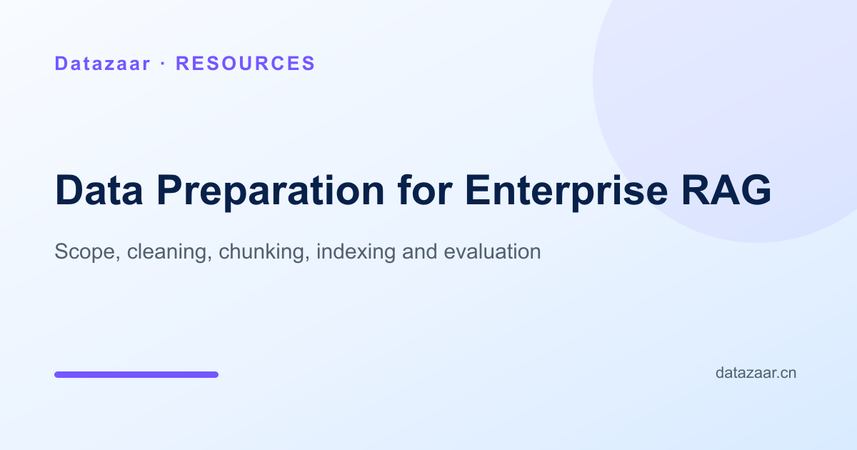 Data Preparation for Production RAG cover image